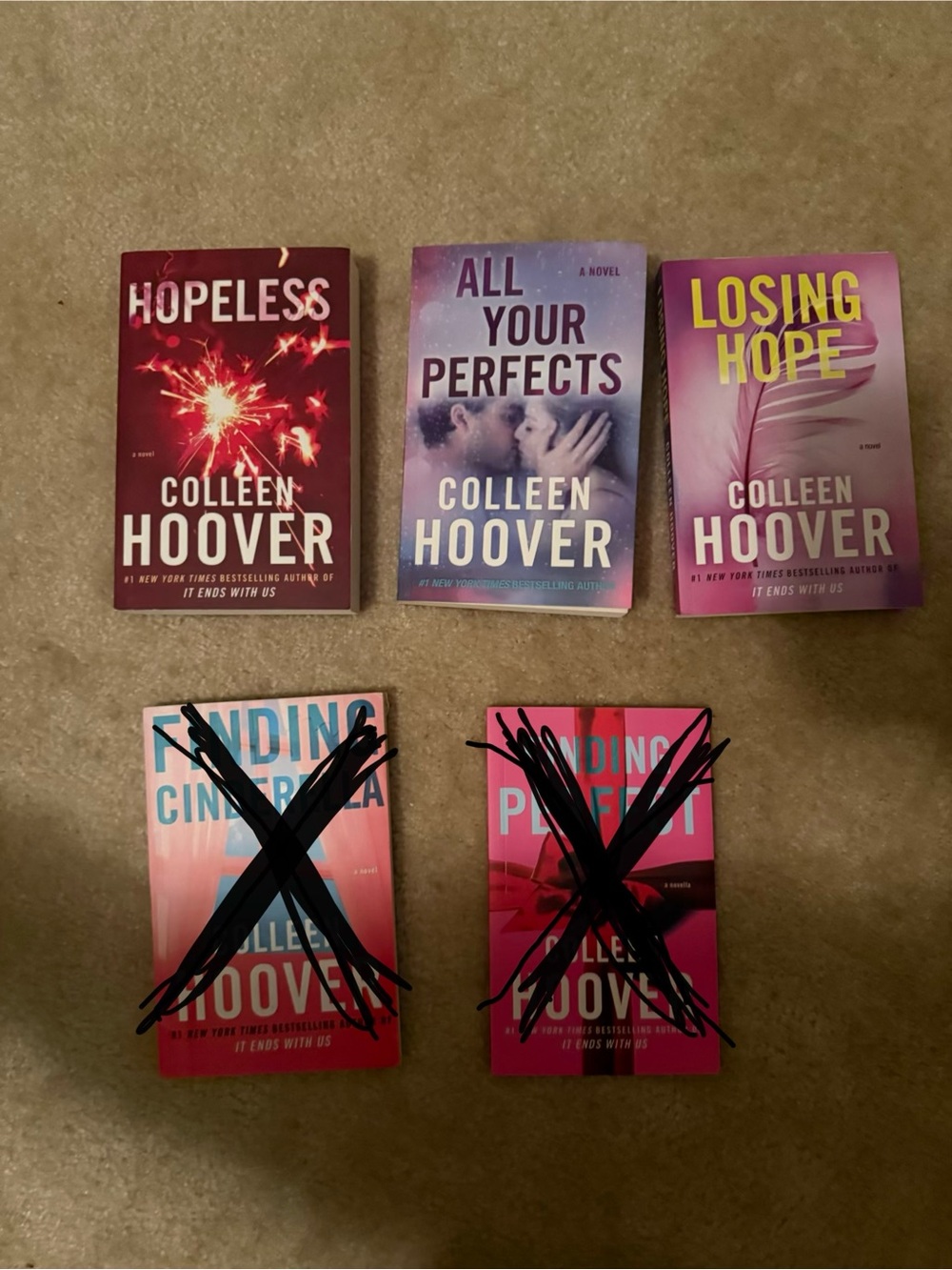 Colleen Hoover Hopeless Series-5 books